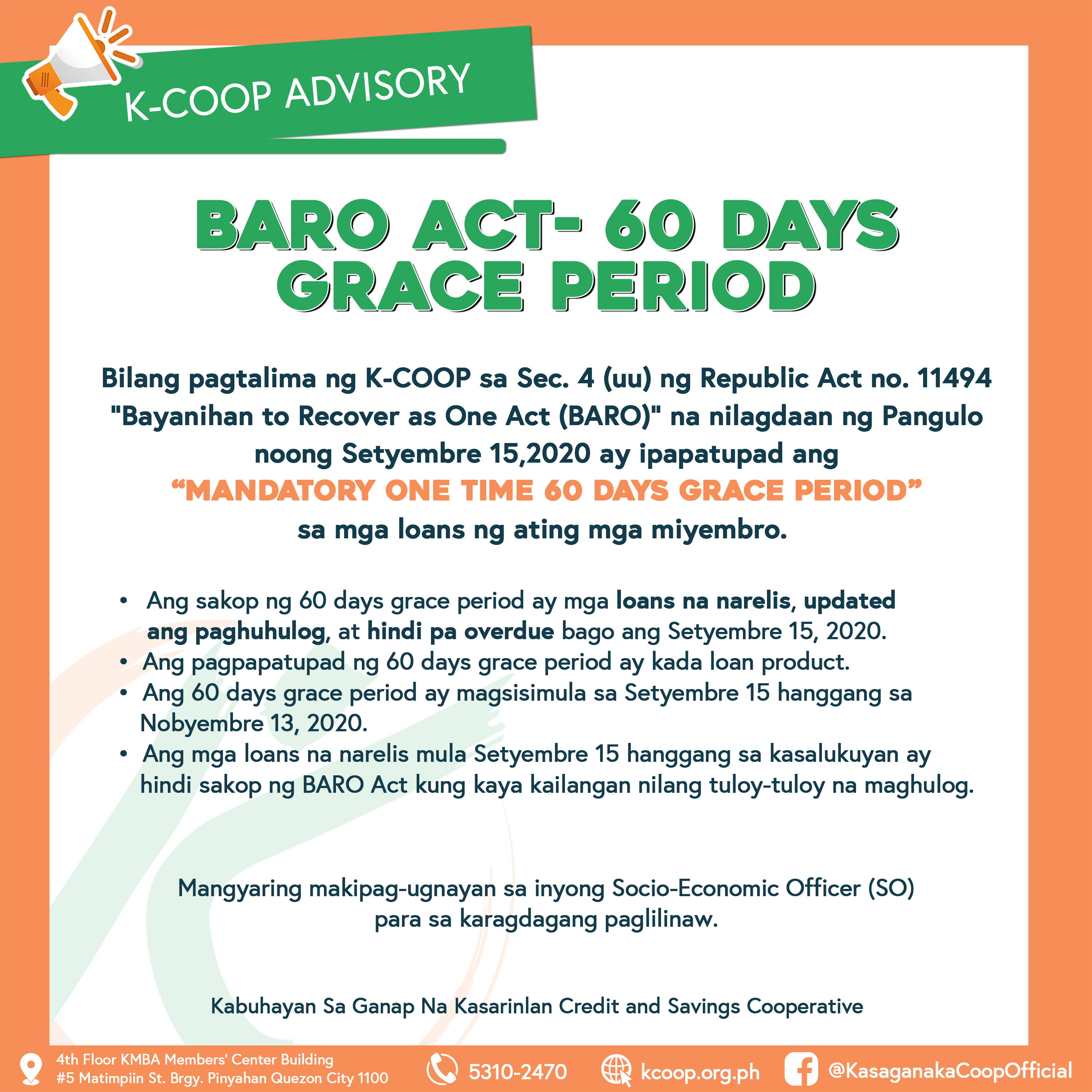 Kabuhayan Sa Ganap Na Kasarinlan Credit And Savings Cooperative